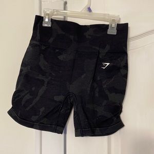 Medium camo Gymshark shorts